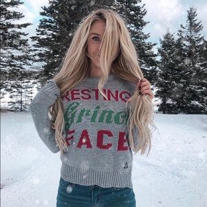 Resting Grinch Face Sweater